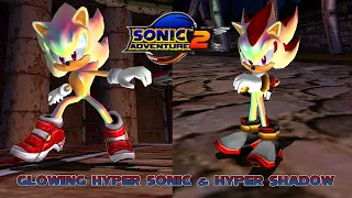 Sonic Adventure 2 Glowing Hyper Sonic & Hyper Shadow
