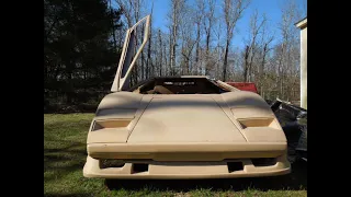 Lamborghini Countach replica  found