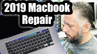 2019 MacBook Notorious Black screen problem. Motherboard Repair. Powers on No Backlight - A2141