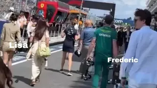 Increasingly Popular, Lisa Shows Her Closeness to One of These Car Racers at the F1 Miami GP
