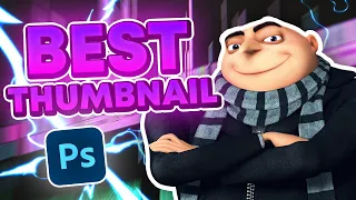 How To Make THE BEST Thumbnails on YouTube Using Photoshop!