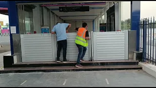 Frontier Flood Barriers - Aquastop Classic Barriers installation at Chennai Metro