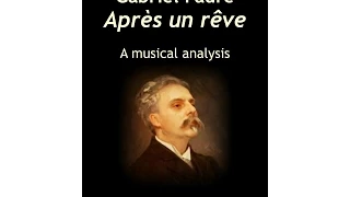 Gabriel Fauré Après un rêve analysis