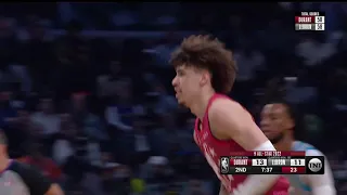 LAMELO BALL WITH THE SHOWTIME PASS IN HIS FIRST ALL-STAR GAME