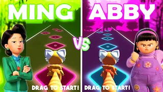 Turning Red Ming VS Abby - Tiles Hop! 4 Town Nobody Like U!