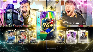 OMG 🚨 96+ WUNDERTÜTE PICK SQUAD BUILDER BATTLE 😱 Proownez vs Wakez !! EA FC 24