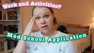 Guide to the Work & Activities Section 🧩💉// applying to medical school