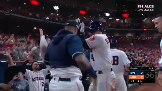 George Springer Ties Up Game 2 With HUGE Home Run | ALCS Game 2 (2019)