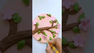 Clay Art for Beginners 🐦✨🌈 #shortvideo #jennahandcrafts #claycrafts