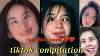 cute face zoom tiktok compilation