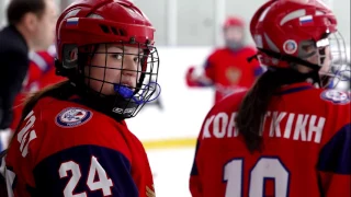 Драка  Хоккей  Россия Чехия  Чемпионат мира  Молодежная женская сборная  11 января 2017
