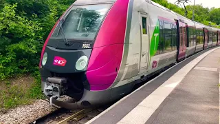 Départ d’une NAT Z50000 Carmillon à St Nom la Bretèche à destination de Paris Saint Lazare - Ligne L