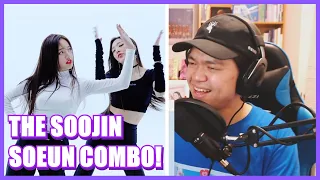 Weeekly (위클리) : SOOJIN (수진), SOEUN (소은) / Red Velvet - IRENE & SEULGI Naughty DANCE COVER Reaction