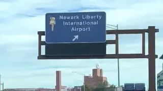 4K | Newark Liberty Intl Airport (EWR),New Jersey to Times Square, NYC via Lincoln tunnel | Sep 2022