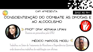 Conscientização do combate às drogas e ao alcoolismo