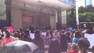 Greyson Chance singing Paparazzi @ The Taste of Chicago