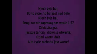 Maryla Rodowicz -  Niech żyje bal + tekst