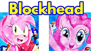 Friday Night Funkin' Vs Blockhead | Amy Rose Vs Pinkie Pie (FNF Mod/Hard)