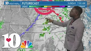 Sunday 6/2/24: Scattered showers more likely during the day