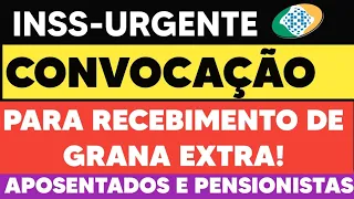 INSS: NOVA CONVOCAÇÃO PARA RECEBIMENTO DE GRANA EXTRA APOSENTADOS E PENSIONISTAS ART 29