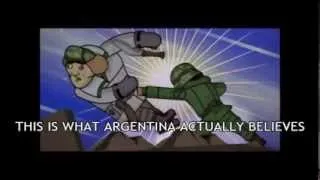 Argentine Falklands Cartoon - English Sub