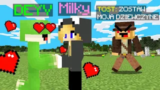 KOCHAM JEGO DZIEWCZYNĘ TROLL w Minecraft! (śmieszne)