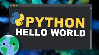 Unser erster Befehl - "Hello World" in Python 🌍 | Tutorial für Anfängerinnen und Anfänger |(Deutsch)