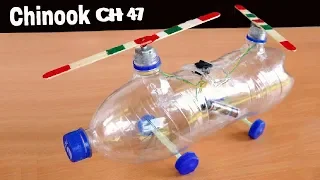 How to make Electric Helicopter CH-47 Chinook  | Full Tutorial at home