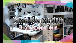 Mein Bastelreich, Craft Room Tour, Bastelzimmer, Roomtour, Ideen und Inspirationen, Aufbewahrung uvm