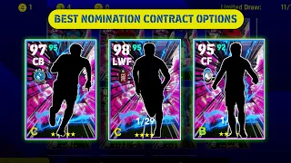 Best 5★, 4★, 3★ Nomination Contract in eFootball 23 Right Now