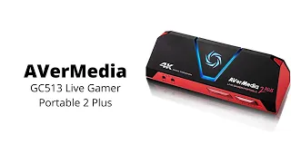 AVerMedia | GC513 Live Gamer Portable 2 Plus, 4K Pass-Through Capture Card for Game Streaming