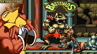 Battletoads Pimple Longplay (Arcade) [4K/Remastered/60FPS]