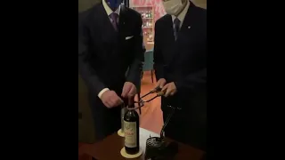 Opening A $15,000 Bottle Of 1961 Pétrus w/ Heated Tongs