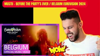 MUSTII - BEFORE THE PARTY'S OVER REACTION / BELGIUM EUROVISION 2024