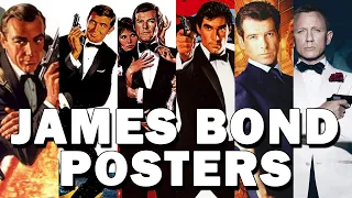 The Evolution of the James Bond Posters from 'Dr. No' to 'No Time To Die'