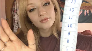 [ASMR] Measuring you for a sculpture ~ writing sounds, personal attention