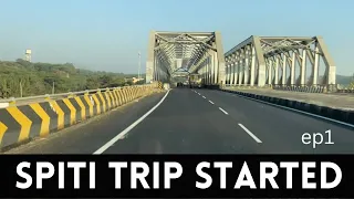 Spiti valley trip strated | Punjab to Shimla by road,Car bed setup and inverter,Road trip Spiti 2022