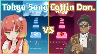 Tiles Hop - Leat'eq Tokyo Song VS Coffin Dance Meme (PedroDjDaddy) V Gamer