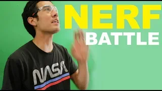 Office Nerf Battle w/ Zach King Team