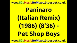 Paninaro (Italian Remix) - Pet Shop Boys | 80s Dance Music | 80s Club Mixes | 80s Club Music