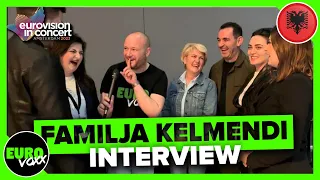 ALBINA & FAMILJA KELMENDI - DUJE (INTERVIEW) // Eurovision in Concert // Albania Eurovision 2023