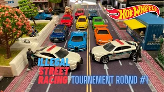 ILLEGAL Street Racing tournament Round One, Race 1&2 Hot Wheels