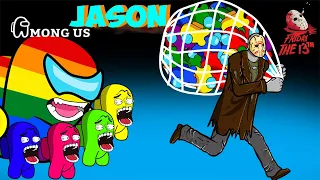 어몽어스 vs Jason ( Friday The 13th ) - Crew Among Us Funny Animation Cartoon