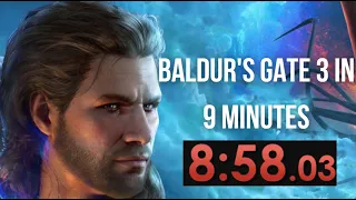 Baldur's Gate 3 Any% Tactician Speedrun in 8:58 (Former World Record)