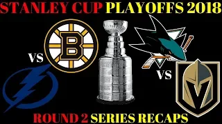 Golden Knights vs Sharks Recap / Bruins vs Lightning Recap