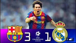 Barcelona 3 - 1 Real Madrid (Messi Masterclass) UCL 2011 | Highlights & Goals#fifa