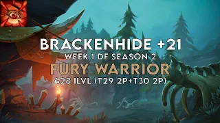 Brackenhide Hollow +21 | Fury Warrior | Season 2 Dragonflight (Week 1)