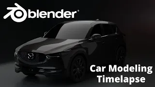 Mazda CX-5 3D Car Modeling Timelapse -Blender-