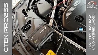 CTEK Pro25S - Autobatterie laden beim BMW Mild Hybrid - Der Problemlöser?