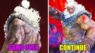 Street Fighter 6 - Akuma Game Over and Continue Animations